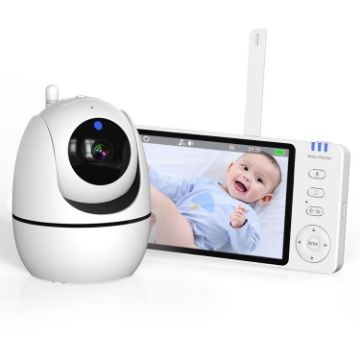 5" 1080P HD Baby Monitor Camera EU Plug - Baby Watcher - 1