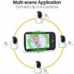 5" LCD Screen Baby Monitor with Auto Night Vision - US Plug - 4