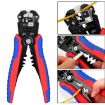 D2 Automatic Crimping & Stripping Pliers - Electrician Wire Tools (Red/Blue) - 6