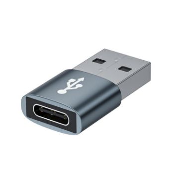 JINGHUA S505 USB2.0 Adapter - USB Male to Type-C Alloy Case - 1