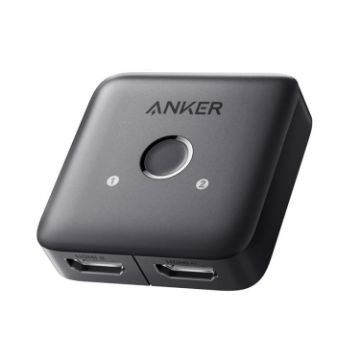 ANKER A83H1 4K Docking Station HDMI Converter 2 In 1 Out - Black - 1