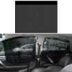 Suction Cup Car Side Window Sunshade Mesh Curtains (Black) - 1 Pair - 8