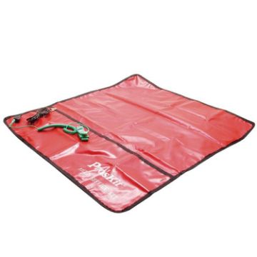 ProsKit 8PK-AS07-1 ESD Anti-Static Work Mat with Wrist Strap & Cord, Red - 1