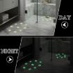 12pcs PEVA Glow-in-the-Dark Anti-Slip Stickers for Bathroom & Stairs - 4