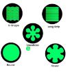 PEVA Glow-in-the-Dark Anti-Slip Stickers 12pcs for Bathroom/Stairs/Floor - 2