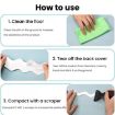 PEVA Glow-in-the-Dark Anti-Slip Stickers 12pcs for Bathroom/Stairs/Floor - 7