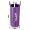 ZTTO Bicycle Seat Post Conversion Sleeve 22.2-25.4mm 2pcs Purple - 2