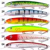 HENGJIA MI226 19cm 44g Deep Diving Mino Fishing Lure, Color No.6 - 2