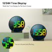 EDUP EH-8816 Digital Alarm Clock, Night Light, Dual Power, Black Case - 3