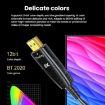 DTECH DT-HF8005 8K HDMI 2.1 Fiber Optic Cable 5m for PS5, Xbox, Home Theater - 7