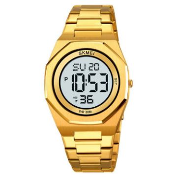 SKMEI 2479 Men's Gold Business Casual Chronograph Electronic Watch - 1