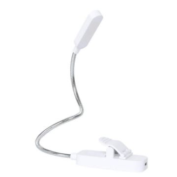 USB Rechargeable Hose Clip Book Light - 8LED Adjustable Brightness Lamp - 1