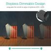USB Rechargeable Hose Clip Book Light - 8LED Adjustable Brightness Lamp - 6