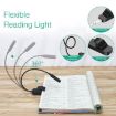 USB Rechargeable Hose Clip Book Light - 8LED Adjustable Brightness Lamp - 7