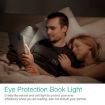USB Rechargeable Hose Clip Book Light - 8LED Adjustable Brightness Lamp - 9