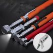Telescopic Magnetic Picker Rod 2LB Metal Auto Repair Tool - Red - 8