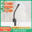 Portable White Book Clip Lamp - Eye Protector for Dorm & Bedroom - 5