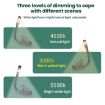 Portable White Book Clip Lamp - Eye Protector for Dorm & Bedroom - 6