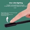 Portable White Book Clip Lamp - Eye Protector for Dorm & Bedroom - 9