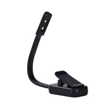 Portable Black Book Clip Lamp - Eye Protector Night Light, Battery Model - 1