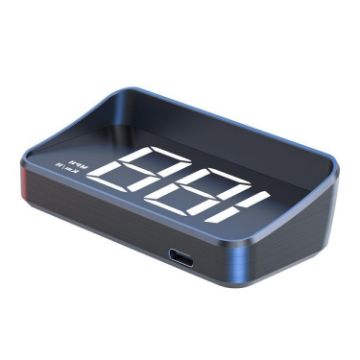 M2 Universal Cars HUD GPS Speedometer, MPH Display (White) - 1