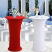 Champagne Elastic Spandex Table Cover for Wedding, 60cm Round - 2