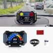 P25 Car HUD Head-up Display OBD+GPS LCD Multifunction Instrument - 2