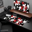 Abstract Fluid Color Mouse Pad - Non-Slip Rubber Desk Mat 300x600x2mm - 5