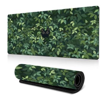 Cute Frog Mouse Pad - Green Non-Slip Desk Mat for Computer/Laptop 300x600mm - 1