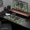 Cute Frog Mouse Pad - Green Non-Slip Desk Mat for Computer/Laptop 300x600mm - 5