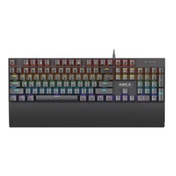 iMICE GK-600 USB Wired RGB Mechanical Gaming Keyboard with Hand Rest - 1