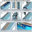 Impulse Sealer Spare Parts - 5pcs Heat Seal Strips Replacement 400mm - 5
