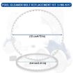 2-Pack Drive Belt for Polaris 360 & 380 Pool Cleaners Replacement Parts - 3