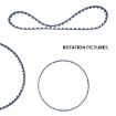 2-Pack Drive Belt for Polaris 360 & 380 Pool Cleaners Replacement Parts - 4