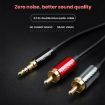 VEGGIEG 3.5mm to 2RCA Audio Cable, 8m for Phone & Computer Speaker - 8