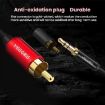 VEGGIEG 3.5mm to 2RCA Audio Cable, 8m for Phone & Computer Speaker - 9