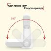 Child & Pet Proof Cabinet Drawer Window Door Lock - White, Anti-Opening - 6