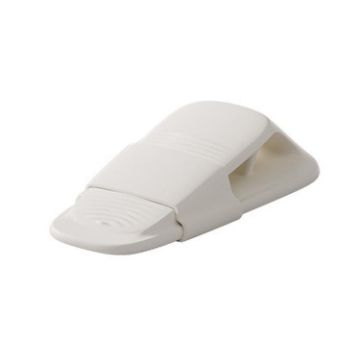 Silicone Door Stopper Anti-collision Windproof Fixed Plug (White) - 1