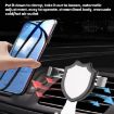 Silver Eagle Beak Clip 360 Rotating Car Phone Holder - Air Outlet Clip-on - 7