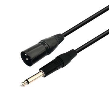 VEGGIEG 3Pin XLR Speaker Cable 1.5m Balanced Audio Microphone Mixer - 1