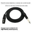 VEGGIEG 3Pin XLR Speaker Cable 1.5m Balanced Audio Microphone Mixer - 3