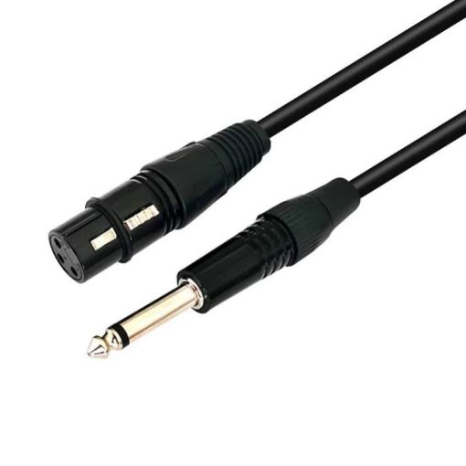 VEGGIEG 5m 3Pin XLR Speaker Mixer Balanced Audio Microphone Cable - 1
