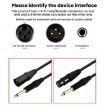 VEGGIEG 5m 3Pin XLR Speaker Mixer Balanced Audio Microphone Cable - 4