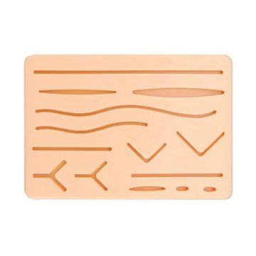Silicone Wound Suture Training Model - Anti-tear Surgical Practice Pad - 1