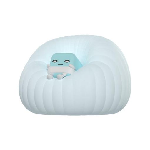 ICARER FAMILY Cartoon Silicone Night Light - Baby Bedroom Lamp (Blue) - 1