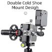 XILETU XJ-T8 Metal Phone Holder Clamp, Cold Shoe, Arca-Swiss Base, Gray - 3
