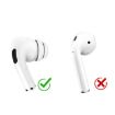 AhaStyle PT99-2 Silicone Earbuds for AirPods Pro/Pro 2, Size L, White - 3