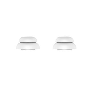 AhaStyle PT99-2 Silicone Earbuds for AirPods Pro/Pro 2, Size M, White - 1