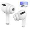 AhaStyle PT99-2 Silicone Earbuds for AirPods Pro/Pro 2, Size M, White - 2
