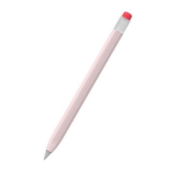 Huawei M-Pencil 1/2/3 AhaStyle PT114-C Pen Case, Pink+Transparent Cap - 1